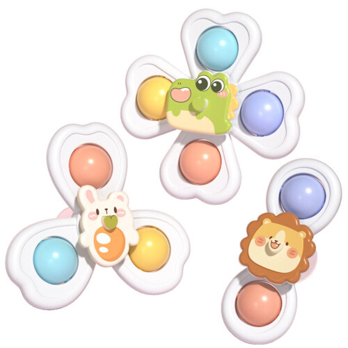 Suction Cup Spinner Toys 3 Pieces