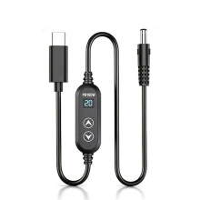 Type C to Power Boost Cable 5V/9V/12V/15V/20V Adjustable Boost Converter PD100W Trigger Cable USB-C to Adapter