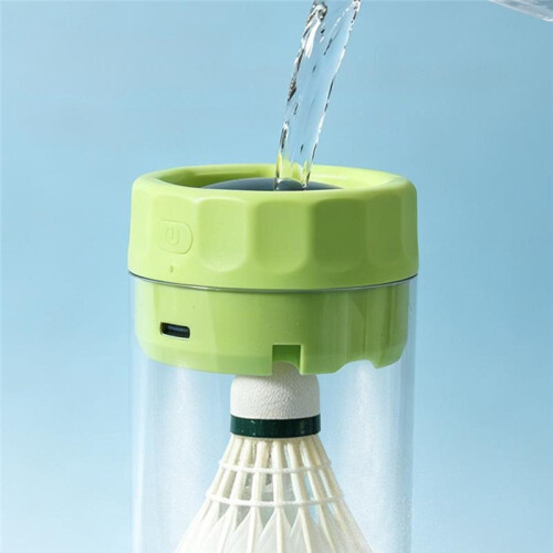 Rechargeable Badminton Shuttlecock Humidifier - Steam Air, Keeps Moisturizing White