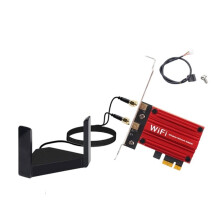Adaptador de Tarjeta WiFi 7260AC con Antena 1200Mbps 2.4G/5GHz WiFi 5 Tarjeta de Red PCI-e 4.0 para Win7/8/10/11