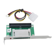 Adattatore Riser PCI per Scheda CF Compact Flash A 3.5" IDE con Pannello Posteriore CF A Scheda di Espansione IDE