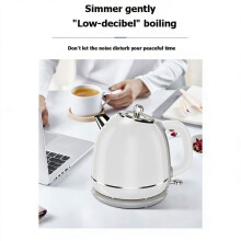 Bouilloire Électrique Portable 1,7 L 220V avec Arrêt Automatique, Bouilloire Électrique en Acier Inoxydable 304, Prise EU