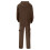 Men's Sweatshirt and Jogger Set Brown Small 3