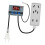 (2m probe) Electronic Temperature Control Thermostat Socket Plug for Heating and Cooling 2