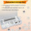 35Pcs Airless Paint Sprayer Gaskets Seal Tip Gaskets Nylon Flat Spacers Silicone Gaskets Replace 246453 for 5