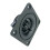 Tweeter Magnético Externo de 2 Polegadas 56x56mm Quadrado 4Ohm 7W Alto-Falante Caixa de Som  com Painel de Montagem 6