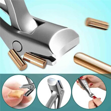 1Pc Angled Nail Clippers for Seniors - Ergonomic Toenail Clipper for Thick Nails, Premium Steel Nail Cutter Trimmer