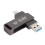 OpenClaw+HermesAgent AI Assistant USB-Flashdrive USB-A + Type-C AI USB-Flashdrive Dual System 128G 1