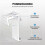 8PCS Clamp Support Bracket PVC Clamp Holder for Klemmfix Roller Blind, Double Roller Blind Replacement Part Accessories 3