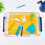 2 Pcs 5.5qt 9 X 13 Plastic Portable Project Case with Snap-Tight  Clear Stackable Storage Box with Lids 10