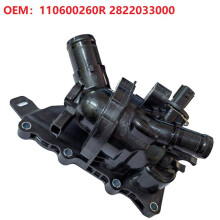 4X ThermostatgehäUse 110600260R 2822033000 A2822033300 für Captur Clio Megane Scenic 4