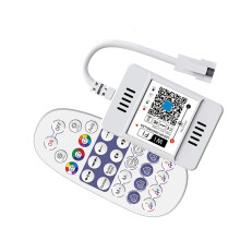 2X WiFi SPI Pixel LED-Stripverlichtingscontroller Muziek Spraakbediening Droomkleur Tapeverlichting APP-Bediening Dimmer