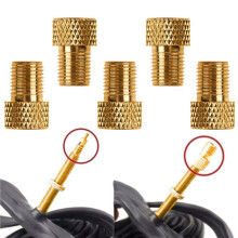 300 Stück Fahrradventiladapter, Fahrradpumpe, Konvertieren Von Presta auf Schrader, Kupferventiladapter, Gasdüsenschlauch, Fahrradwerkzeug