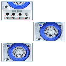 2X Mechanische Timer 24 Uur Tijdschakelrelais Elektrisch Programmeerbare Timer 24 Uur SUL181H Din Rail Tijdschakelaar