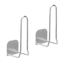 Support de Balance Murale 2 Pièce, Support de Rangement Auto-Adhésif pour Salle de Bain Cuisine Gym Maison, Organisateur Gain de Place