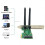 2X Wireless Card WiFi  PCI-E Express to PCI-E Adapter with 4 Antenna External for PC 3