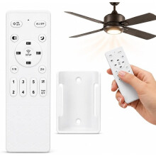 Controle Remoto Universal para Ventilador de Teto 433MHz Substituição, Dimmer de Luz Plástico Sem Fio de 3 Velocidades para Festa Festiva