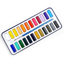 Watercolor Paint Set Quality Pigments Portable Solid Palette