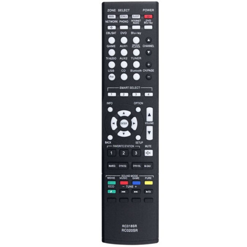 Replace RC020SR Remote Control for  Receiver NR1403 NR1504 NR1505 NR1502 Stereo AV Receiver