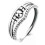 925 Silver Adjustable Anxiety Ring for Women Size 5 1