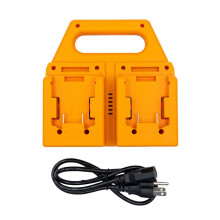 Lithium Batterij Case Oplader 4-Sleuven Snellader Batterij Opslagrek voor 18V-20V DCB183 DCB206 US-Stekker