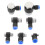 Air Hose Fitting Assortment Crimp Type 7 Pieces 1