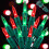 Christmas Lights Red Green 100 Count 20ft Green Wire 1