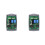 2X Universal 2CH Garage Door Remote Control Receiver 12/24V for 433mhz Learning Code Fixed Code Rolling Code 1