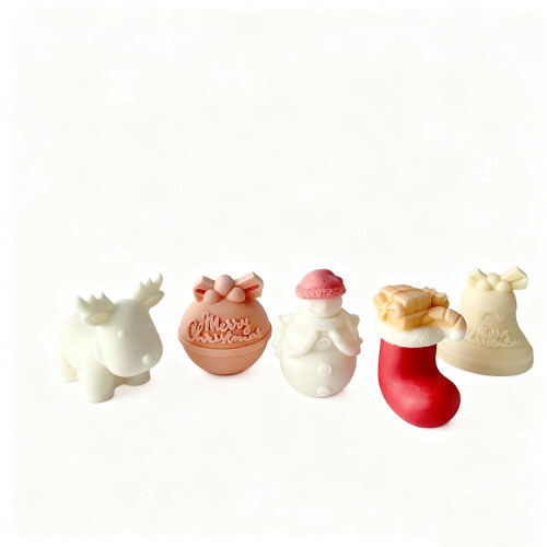 Christmas Reindeer Silicone Mold Set 2 pcs