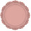 Silicone Table Mats Set with Lace Flower Design 4 pcs 1