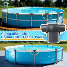 2X 12427 T-Joint Leg & Joint for 15ft 16ft 18ft 20ft 24ft Above Round Ultra Frame Pool, Pool Replacement Parts
