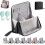 Doresty Standing Makeup Bag Portable Large Capacity 1