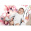 Deer Floral Personalized Blanket Soft Lightweight 40x30 Inch 7