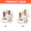 (White, 80) Durable Easy Install Rabbit Hamster Water Bottle Feeder 80 Blue Small Animals 3