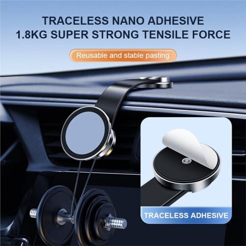 Soft and Foldable Phone Holder with Magnetic Suction, Versatile Phone Stand, Multiple Usage Modes, Navigation Holder 2