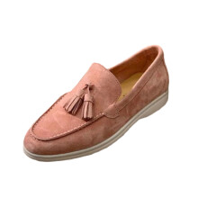 Willtoo Women's Suede Tassel Loafers Slip-On Dress Shoes