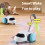 (Blue) Auto-Running Interactive Smart Cat Toy Car with Obstacle Detection for Indoor Cats 5
