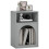 Bedside Table with 2 Open Compartments - Grey 1