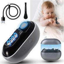 Auto Nail Clipper 3-in-1 with LED Magnetic Cover 2-Speed