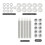 35Pcs Airless Paint Sprayer Gaskets Seal Tip Gaskets Nylon Flat Spacers Silicone Gaskets Replace 246453 for 6