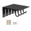 4Pack Closet Rod Bracket Support 300lbs Capacity 12 Inch Wall Mounted L-Shaped Shelf Brackets with Hooks 1