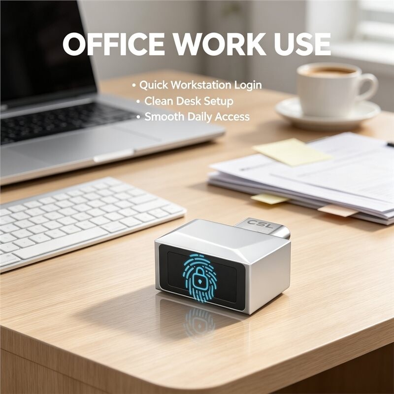 USB Fingerprint Reader Module for Windows 10 11 Hello, Security Padlock ...