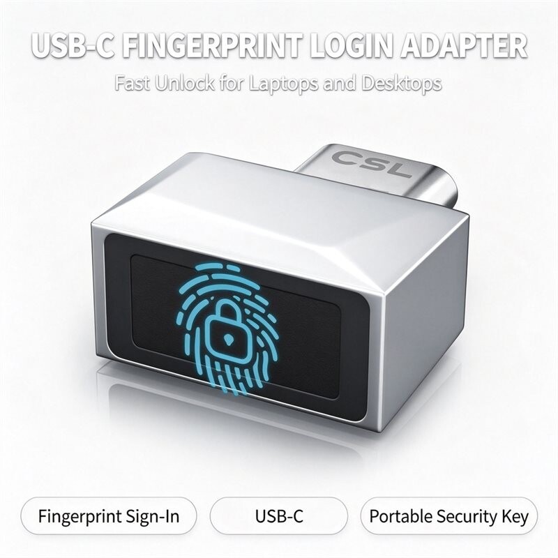 USB Fingerprint Reader Module for Windows 10 11 Hello, Security Padlock ...