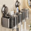 Suction Cup Toothbrush Storage Rack Wall-Mounted Integrated Hook Toothpaste Dispenser Rust-Proof Detachable 3
