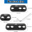 12 Pcs  Separators Set, Wire Separator with 1 L Type Wrench,Automobile  Wire Clip Holder 6