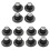 12X Witch Hat Knobs Top Hat Knobs Tone Volume Control Knobs for Electric Guitar Bass Amplifier Effect Pedal 2