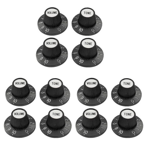 12X Witch Hat Knobs Top Hat Knobs Tone Volume Control Knobs for Electric Guitar Bass Amplifier Effect Pedal 1