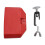 2pcs 5 Inch Jam Block,Plastic Musical Percussion Block Compatible with Latin Drum Instrument (Red) 2