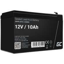 Green Cell AGM VRLA 12V 10Ah onderhoudsvrije accu voor UPS-systemen