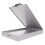 Metal Clipboard with Storage, Silver Dual Layer Clipboard Folio, Letter Size Paper Organizer, with Self Locking 10